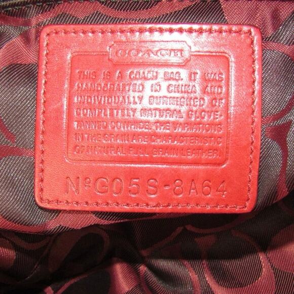 Coach Y2K Vintage Red Leather Baguette Bag - Picture 9 of 9